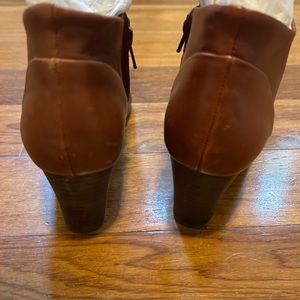 Leather booties from J. Jill size 6. NWOT.